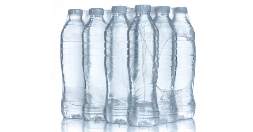 Bottled Water Being Delivered on-site