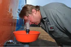 Typical Waterfleet Service Setup at a Worksite