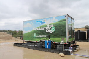 wastewater treatment system on a residential development site